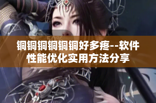 铜铜铜铜铜铜好多疼--软件性能优化实用方法分享
