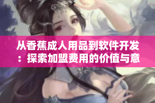 从香蕉成人用品到软件开发：探索加盟费用的价值与意义