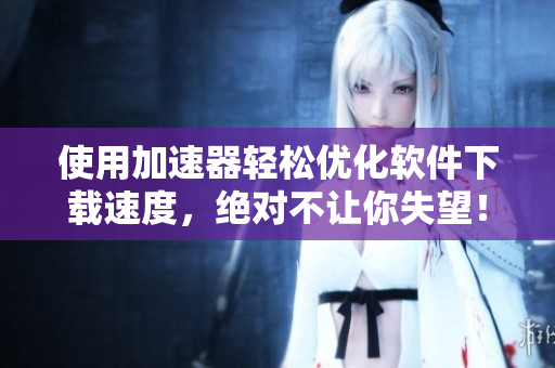 使用加速器轻松优化软件下载速度，绝对不让你失望！