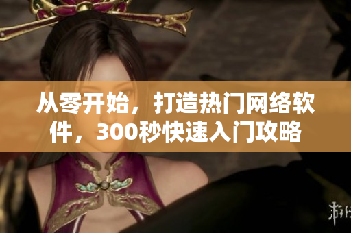 从零开始，打造热门网络软件，300秒快速入门攻略