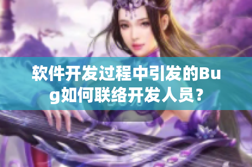 软件开发过程中引发的Bug如何联络开发人员？