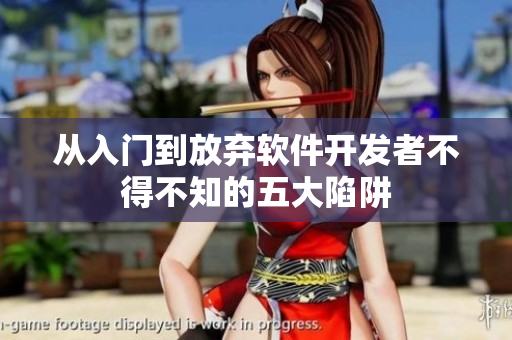 从入门到放弃软件开发者不得不知的五大陷阱