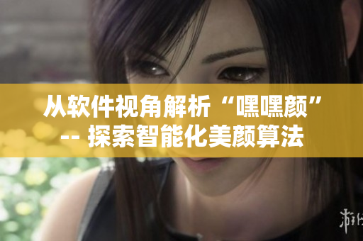 从软件视角解析“嘿嘿颜”-- 探索智能化美颜算法