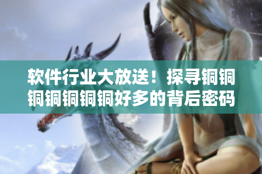 软件行业大放送！探寻铜铜铜铜铜铜铜好多的背后密码--免费观看特别报道