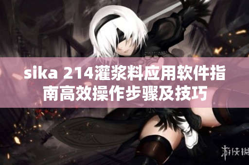 sika 214灌浆料应用软件指南高效操作步骤及技巧