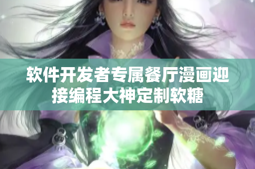 软件开发者专属餐厅漫画迎接编程大神定制软糖