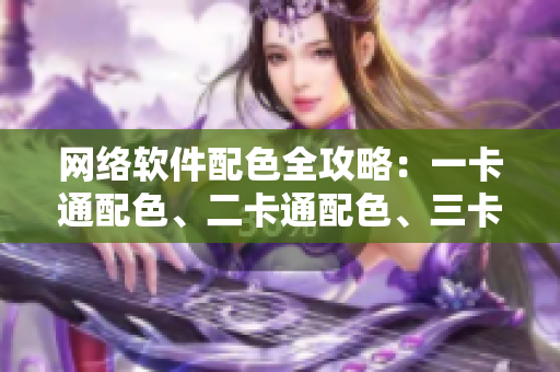 网络软件配色全攻略：一卡通配色、二卡通配色、三卡通配色