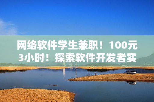 网络软件学生兼职！100元3小时！探索软件开发者实践！