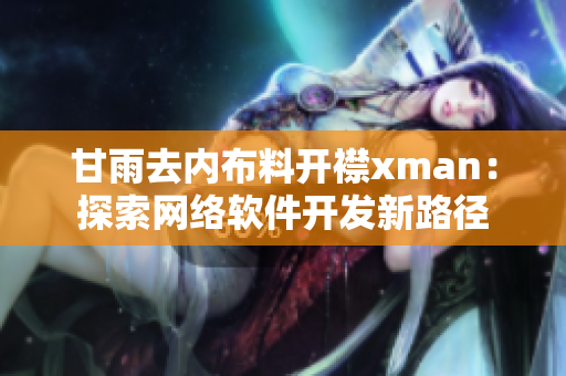甘雨去内布料开襟xman：探索网络软件开发新路径