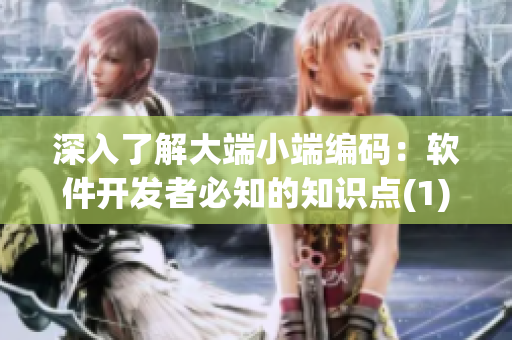 深入了解大端小端编码：软件开发者必知的知识点(1)