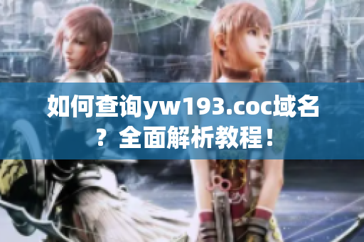 如何查询yw193.coc域名？全面解析教程！
