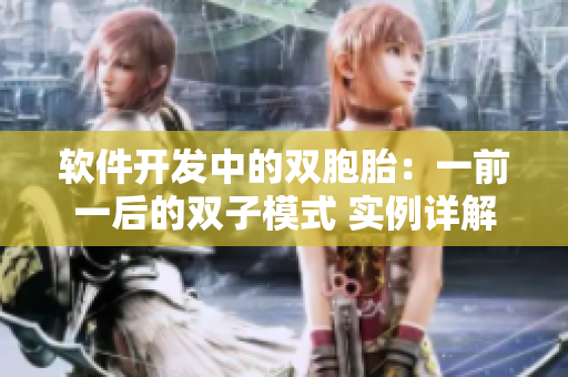 软件开发中的双胞胎：一前一后的双子模式 实例详解