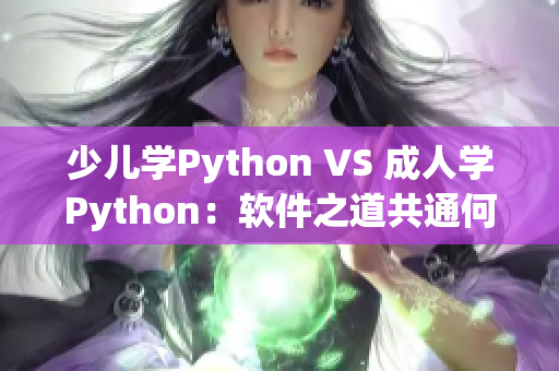少儿学Python VS 成人学Python：软件之道共通何异