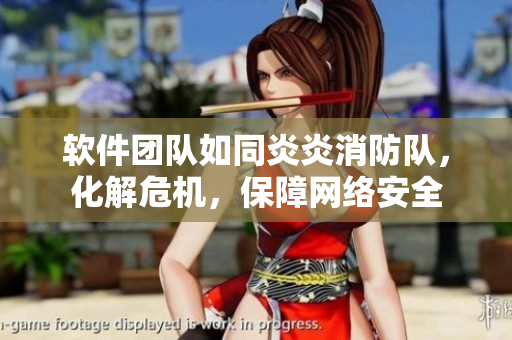 软件团队如同炎炎消防队，化解危机，保障网络安全