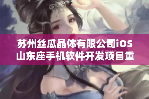 苏州丝瓜晶体有限公司iOS山东座手机软件开发项目重新定义革新