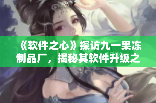 《软件之心》探访九一果冻制品厂，揭秘其软件升级之路
