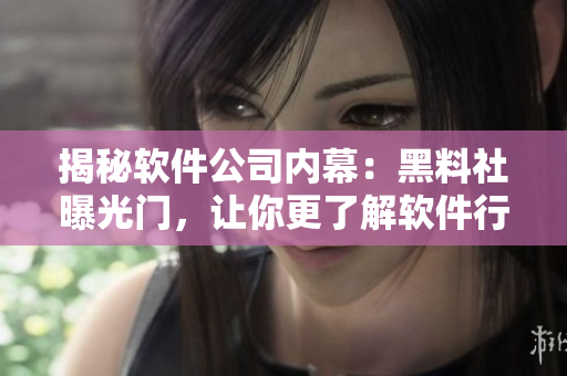 揭秘软件公司内幕：黑料社曝光门，让你更了解软件行业黑幕