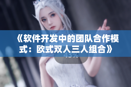 《软件开发中的团队合作模式：欧式双人三人组合》