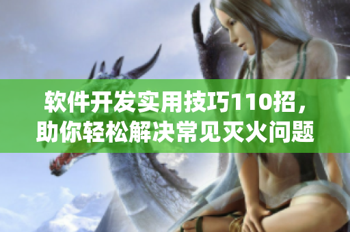 软件开发实用技巧110招，助你轻松解决常见灭火问题(1)