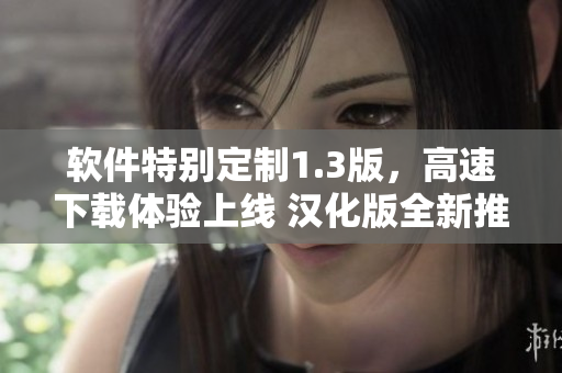 软件特别定制1.3版，高速下载体验上线 汉化版全新推出