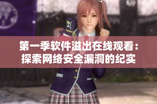 第一季软件溢出在线观看：探索网络安全漏洞的纪实