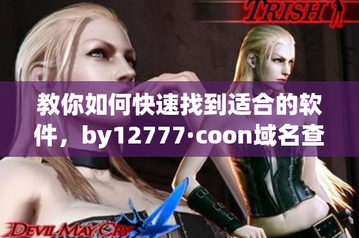 教你如何快速找到适合的软件，by12777·coon域名查询攻略！