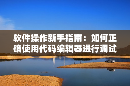 软件操作新手指南：如何正确使用代码编辑器进行调试和优化