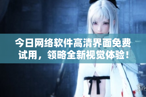 今日网络软件高清界面免费试用，领略全新视觉体验！