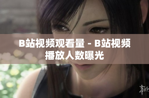 B站视频观看量 - B站视频播放人数曝光