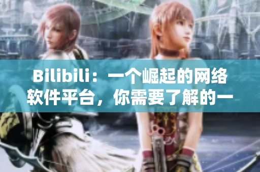 Bilibili：一个崛起的网络软件平台，你需要了解的一切