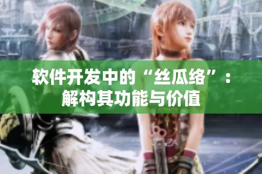 软件开发中的“丝瓜络”：解构其功能与价值