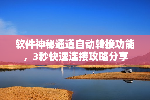 软件神秘通道自动转接功能，3秒快速连接攻略分享