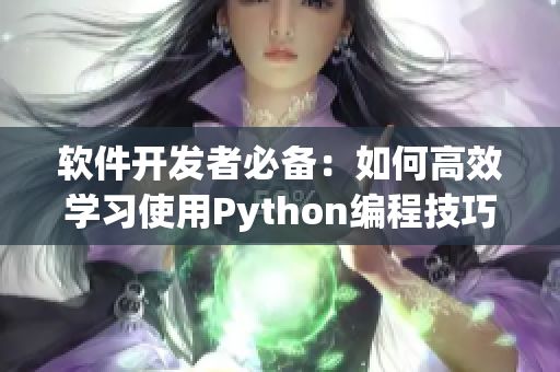软件开发者必备：如何高效学习使用Python编程技巧