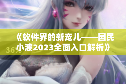《软件界的新宠儿——国民小波2023全面入口解析》