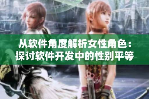 从软件角度解析女性角色：探讨软件开发中的性别平等问题