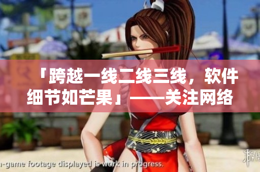「跨越一线二线三线，软件细节如芒果」——关注网络软件细节的编辑必读！