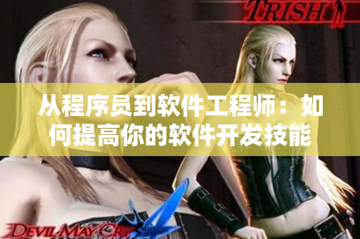 从程序员到软件工程师：如何提高你的软件开发技能