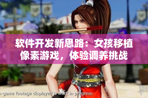 软件开发新思路：女孩移植像素游戏，体验调养挑战