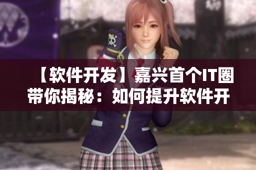 【软件开发】嘉兴首个IT圈带你揭秘：如何提升软件开发效率？