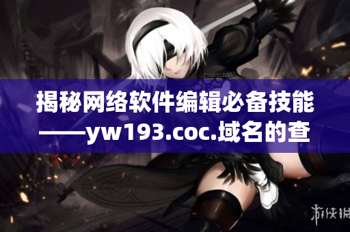 揭秘网络软件编辑必备技能——yw193.coc.域名的查询方法