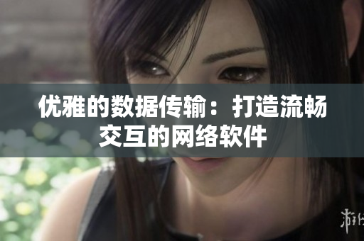 优雅的数据传输：打造流畅交互的网络软件