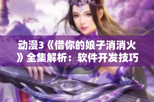 动漫3《借你的娘子消消火》全集解析：软件开发技巧与心得分享
