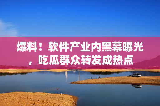 爆料！软件产业内黑幕曝光，吃瓜群众转发成热点
