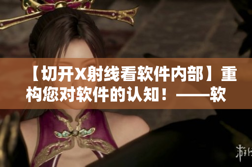 【切开X射线看软件内部】重构您对软件的认知！——软件内部简析