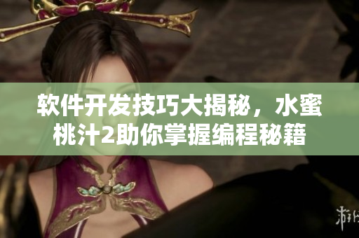 软件开发技巧大揭秘，水蜜桃汁2助你掌握编程秘籍