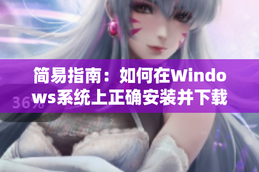 简易指南：如何在Windows系统上正确安装并下载9 1软件