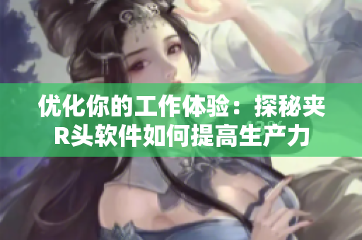 优化你的工作体验：探秘夹R头软件如何提高生产力