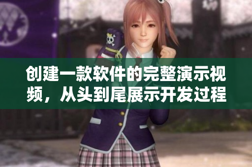 创建一款软件的完整演示视频，从头到尾展示开发过程