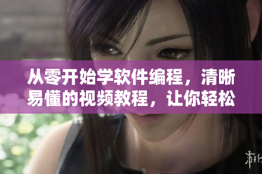 从零开始学软件编程，清晰易懂的视频教程，让你轻松入门！