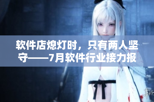 软件店熄灯时，只有两人坚守——7月软件行业接力报道